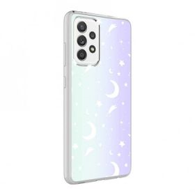 Zore Galaxy A72 M-Blue Desenli Kapak Kılıf