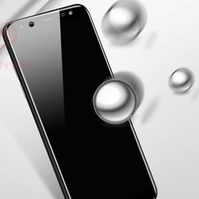 Zore Galaxy A8 2018 Kenarları Kırılmaya Dayanıklı Cam Ekran Koruyucu