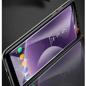 Zore Galaxy A8 2018 Kenarları Kırılmaya Dayanıklı Cam Ekran Koruyucu