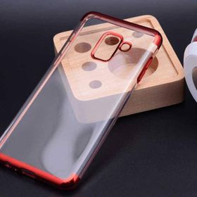 Zore Galaxy A8 2018 Kılıf Dört Köşeli Lazer Silikon Kapak