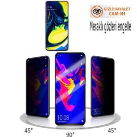 Zore Galaxy A81 Note 10 Lite Kenarları Kırılmaya Dayanıklı Cam Ekran Koruyucu