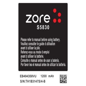 Zore Galaxy Ace S5830 A Kalite Uyumlu Batarya