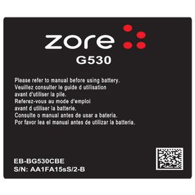 Zore Galaxy Grand Prime G530 A Kalite Uyumlu Batarya