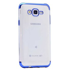 Zore Galaxy J7 İnce Köşeleri Renkli Şeffaf Silikon Kılıf