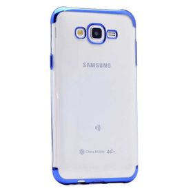 Zore Galaxy J7 İnce Köşeleri Renkli Şeffaf Silikon Kılıf