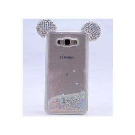Zore Galaxy J7 Micky Taşlı Sıvılı Silikon Kılıf