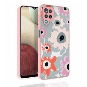 Zore Galaxy M12 Desenli Kamera Korumalı Parlak Nora Kapak Kılıf