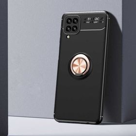 Zore Galaxy M12 Ravel Yüzüklü Magnetic Standlı Silikon Kapak Kılıf