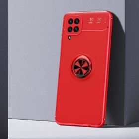 Zore Galaxy M12 Ravel Yüzüklü Magnetic Standlı Silikon Kapak Kılıf