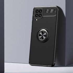 Zore Galaxy M12 Ravel Yüzüklü Magnetic Standlı Silikon Kapak Kılıf