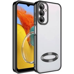 Zore Galaxy M14 Kamera Korumalı Logo Gösteren Omega Kılıf