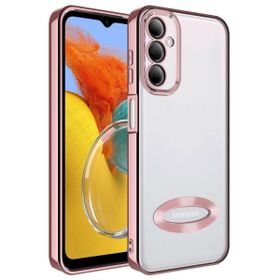 Zore Galaxy M14 Kamera Korumalı Logo Gösteren Omega Kılıf