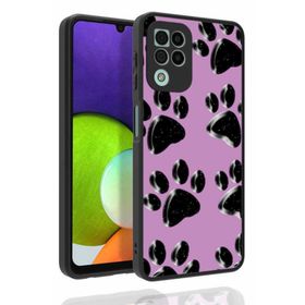 Zore Galaxy M22 Desenli Kamera Korumalı Parlak Nora Kapak Kılıf