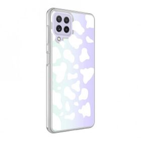 Zore Galaxy M22 M-Blue Desenli Kapak Kılıf