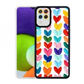Zore Galaxy M22 M-Fit Desenli Kapak Kılıf