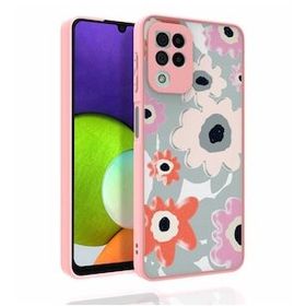 Zore Galaxy M32 Desenli Kamera Korumalı Parlak Nora Kapak Kılıf