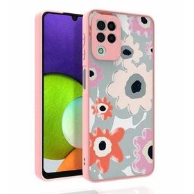 Zore Galaxy M32 Desenli Kamera Korumalı Parlak Nora Kapak Kılıf