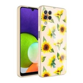 Zore Galaxy M32 Kamera Korumalı Desenli Sert Silikon Epoksi Kapak Kılıf