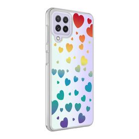 Zore Galaxy M32 M-Blue Desenli Kapak Kılıf