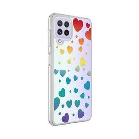 Zore Galaxy M32 M-Blue Desenli Kapak Kılıf