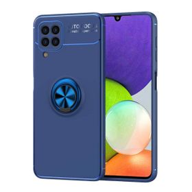 Zore Galaxy M32 Ravel Yüzüklü Magnetic Standlı Silikon Kapak Cep Telefonu Kılıfı