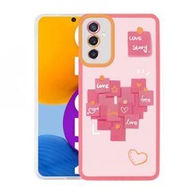 Zore Galaxy M52 M-Fit Desenli Kapak Kılıf