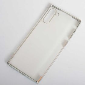 Zore Galaxy Note 10 Dört Köşeli Lazer Silikon Kapak Kılıf