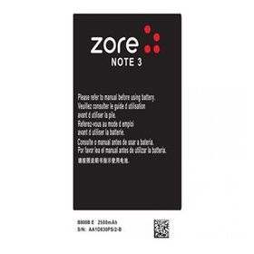 Zore Galaxy Note 3 2800 mAh A Kalite Uyumlu Batarya