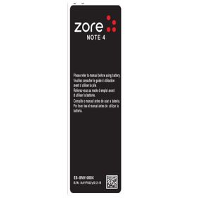 Zore Galaxy Note 4 3150 mAh A Kalite Uyumlu Batarya