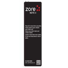 Zore Galaxy Note 4 3150 mAh A Kalite Uyumlu Batarya