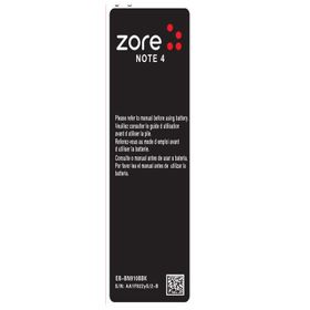 Zore Galaxy Note 4 3150 mAh A Kalite Uyumlu Batarya