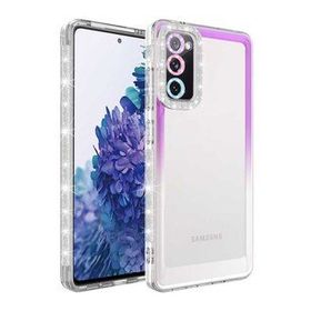 Zore Galaxy S20 FE Simli ve Renk Geçiş Tasarımlı Lens Korumalı Park Kapak Kılıf