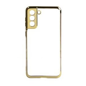Zore Galaxy S21 Dört Köşeli Lazer Silikon Kapak Kılıf