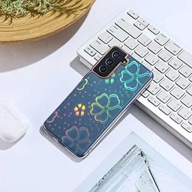Zore Galaxy S21 FE Sidney Desenli Sert Kapak Kılıf