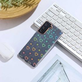 Zore Galaxy S21 FE Sidney Desenli Sert Kapak Kılıf