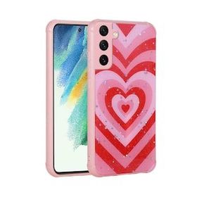 Zore Galaxy S21 FE Simli Desenli Kamera Korumalı Parlak Popy Kapak Kılıf