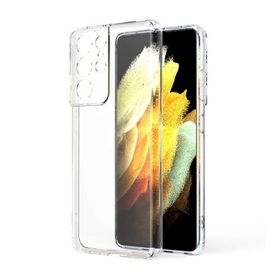 Zore Galaxy S21 Ultra Kamera Korumalı Süper Silikon Cep Telefonu Kılıfı