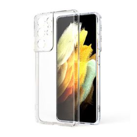 Zore Galaxy S21 Ultra Kamera Korumalı Süper Silikon Cep Telefonu Kılıfı
