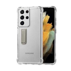 Zore Galaxy S21 Ultra Standlı Süper Silikon Kapak Kılıf