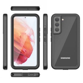 Zore Galaxy S22 1-1 Su Geçirmez Siyah Kılıf