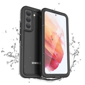 Zore Galaxy S22 1-1 Su Geçirmez Siyah Kılıf