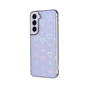 Zore Galaxy S22 Sidney Desenli Sert Kapak Kılıf