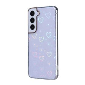 Zore Galaxy S22 Sidney Desenli Sert Kapak Kılıf
