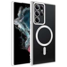 Zore Galaxy S22 Ultra Magsafe Wireless Şarj Özellikli Setro Silikon Kılıf
