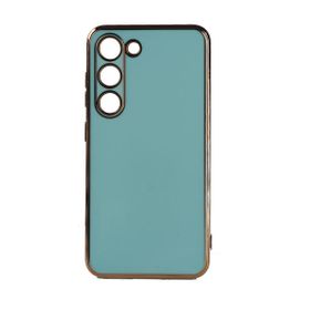 Zore Galaxy S23 Bark Kenarları Altın Renk Cep Telefonu Kılıfı