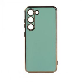 Zore Galaxy S23 Bark Kenarları Altın Renk Cep Telefonu Kılıfı