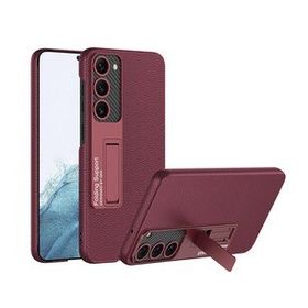 Zore Galaxy S23 Kıpta Standlı Kırmızı Cep Telefonu Kılıfı