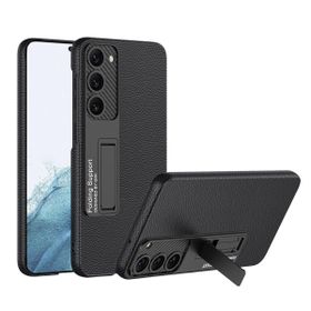 Zore Galaxy S23 Kıpta Standlı Kırmızı Cep Telefonu Kılıfı