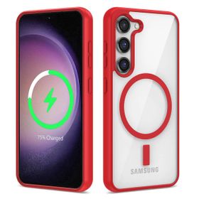 Zore Galaxy S23 Magsafe Wireless Şarj Özellikli Silikon Ege Cep Telefonu Kılıfı