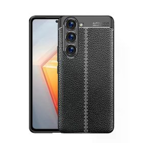Zore Galaxy S23 Niss Deri Desenli Silikon Cep Telefonu Kılıfı